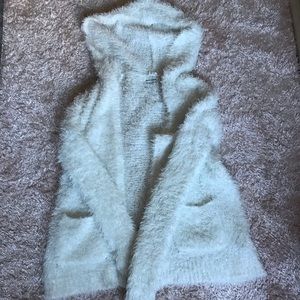 Abercrombie fluffy cardigan